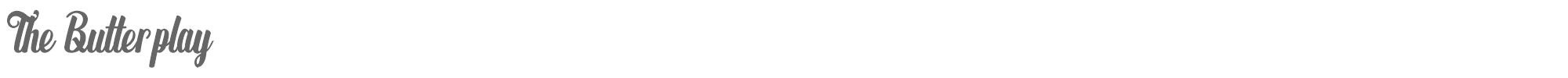 The Butterplay The Butterplay.otf font preview
